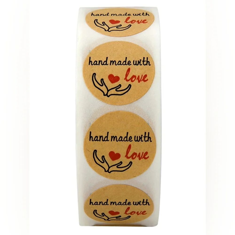 500 Pieces Slogan Print Sticker